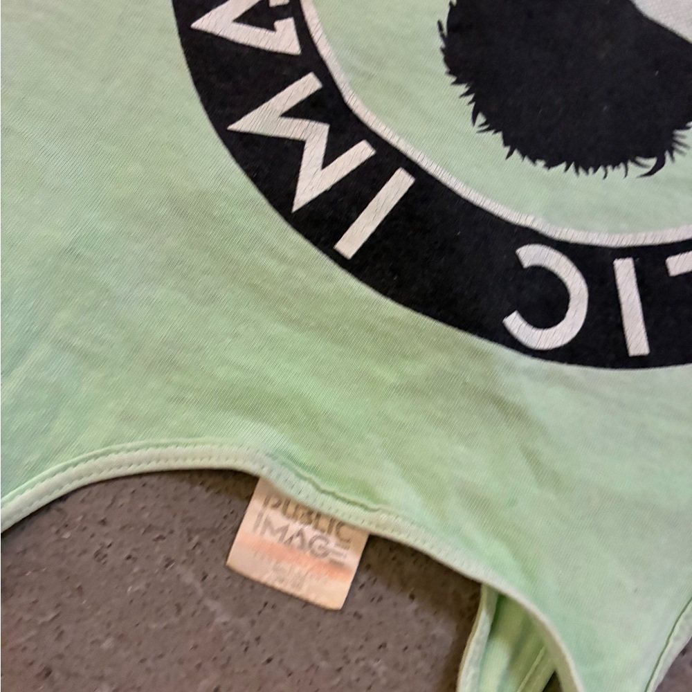 Vintage 90s Public Image Clothing Green Athletic Tank Top - Picture 4 of 4